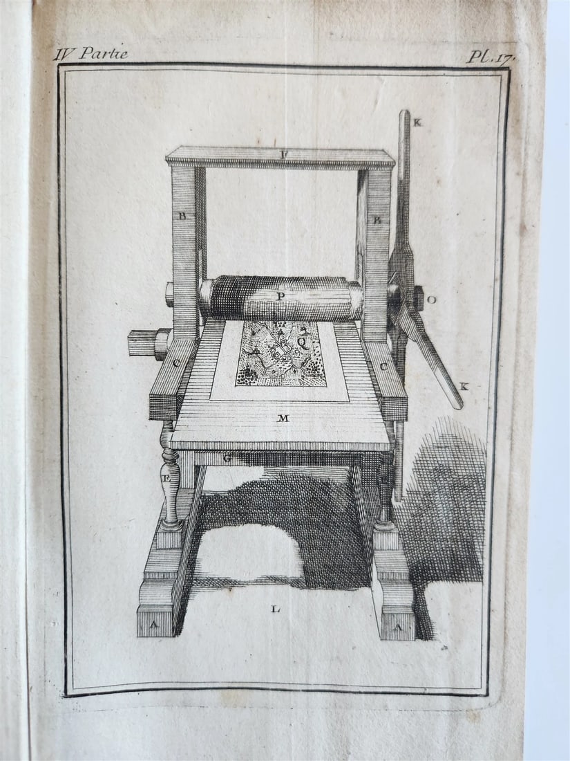 1745 ILLUSTRATED TREATISE on COPPER ENGRAVING antique DE LA MANIÈRE DE GRAVER - 2