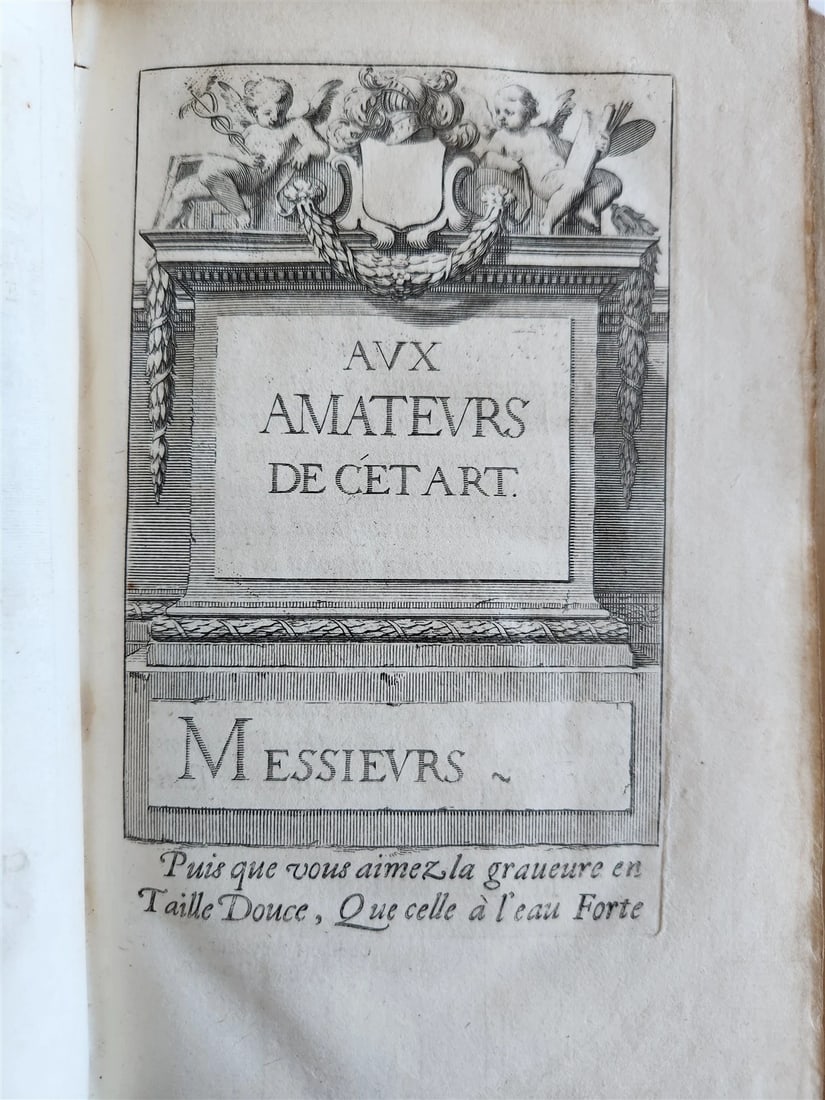 1745 ILLUSTRATED TREATISE on COPPER ENGRAVING antique DE LA MANIÈRE DE GRAVER - 5
