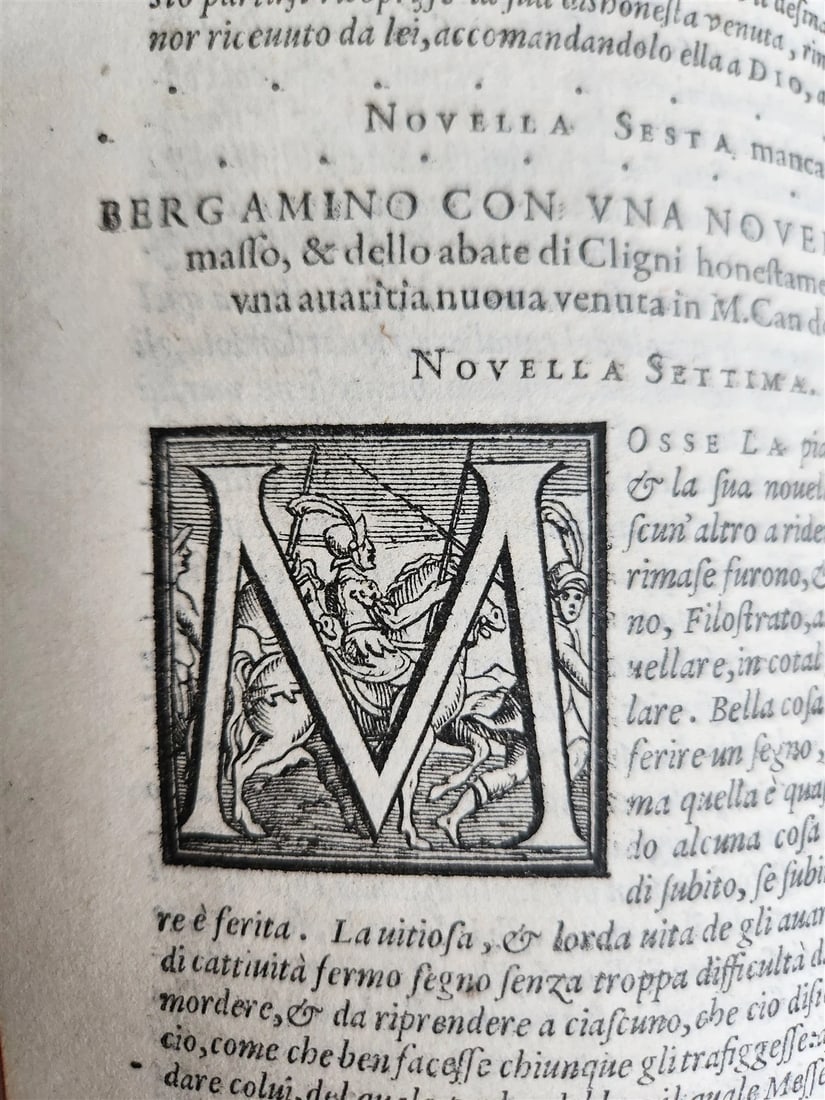 1573 DECAMERON by GIOVANNI BOCCACCHIO Giunti Press antique IMPORTANT EDITION - 10