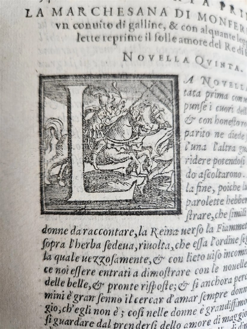1573 DECAMERON by GIOVANNI BOCCACCHIO Giunti Press antique IMPORTANT EDITION - 11