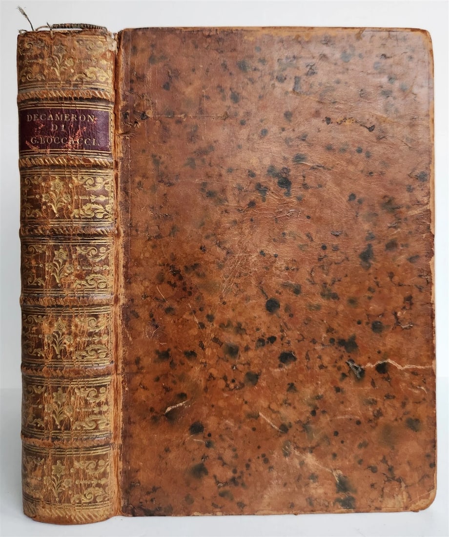 1573 DECAMERON by GIOVANNI BOCCACCHIO Giunti Press antique IMPORTANT EDITION - 2