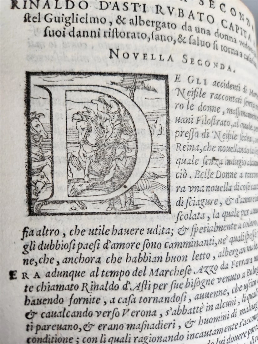 1573 DECAMERON by GIOVANNI BOCCACCHIO Giunti Press antique IMPORTANT EDITION - 5