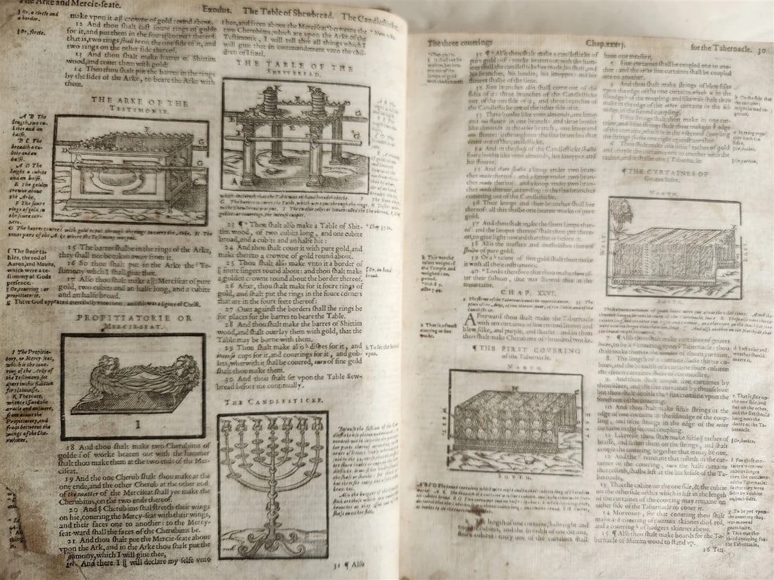 1615 BIBLE in ENGLISH by ROBERT BARKER antique ILLUSTRATED - 10