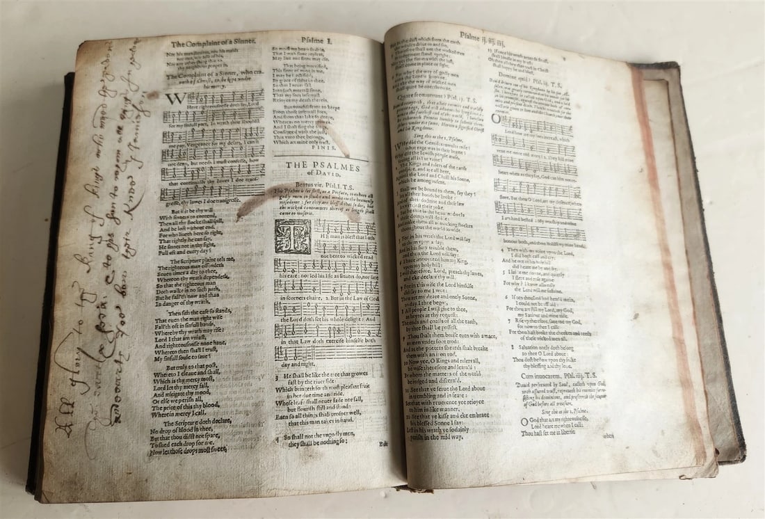1615 BIBLE in ENGLISH by ROBERT BARKER antique ILLUSTRATED - 12