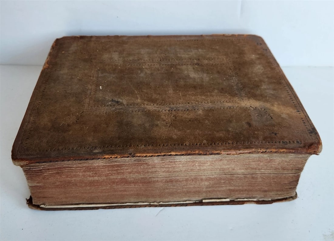 1633 BIBLE in ENGLISH antique OLD & NEW TESTAMENT by Robert Barker & John Bill - 14