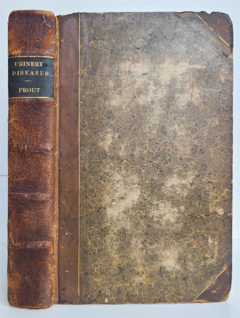 1825 NATURE TREATMENT of DIABETES CALCULUS AFFECTIONS of URINARY ORGANS antique - 2