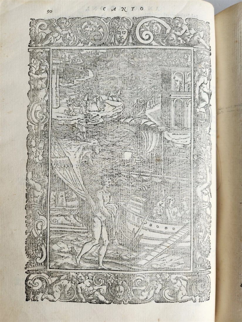 1587 ORLANDO FURIOSO by Lodovico Ariosto antique MAGNIFICENTLY ILLUSTRATED - 7