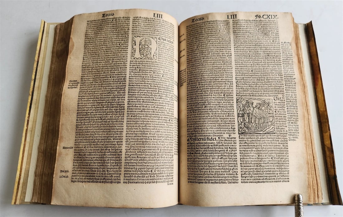 1527 POST-INCUNABULA antique Super canone misse cum additionibus by Gabriel Biel - 19