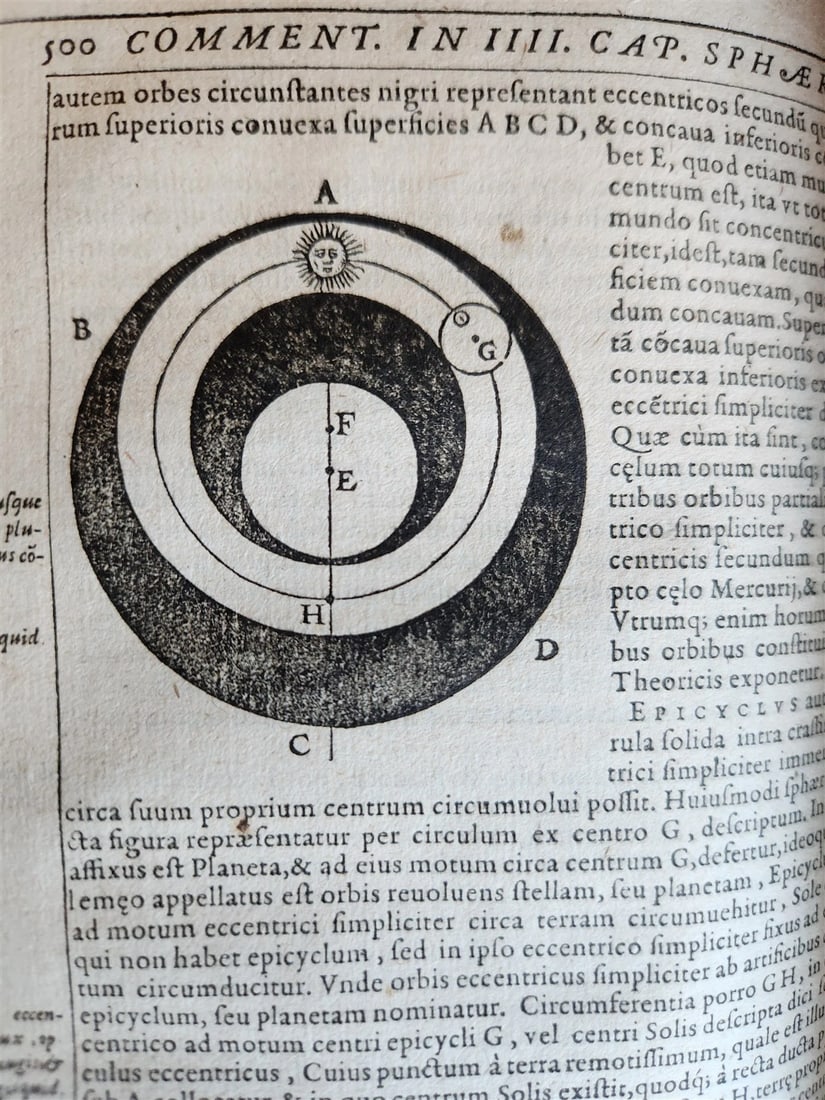 1593 ASTRONOMY In Sphaeram Joannis de Sacro Bosco ANTIQUE by Christopher Clavius - 15