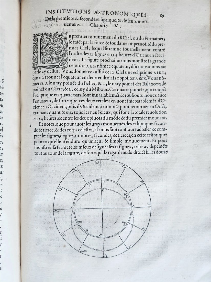 1557 ASTRONOMY ILLUSTRATED antique Les Institutions Astronomiques J.P. de Mesmes - 13