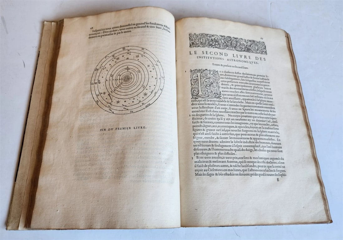1557 ASTRONOMY ILLUSTRATED antique Les Institutions Astronomiques J.P. de Mesmes - 15