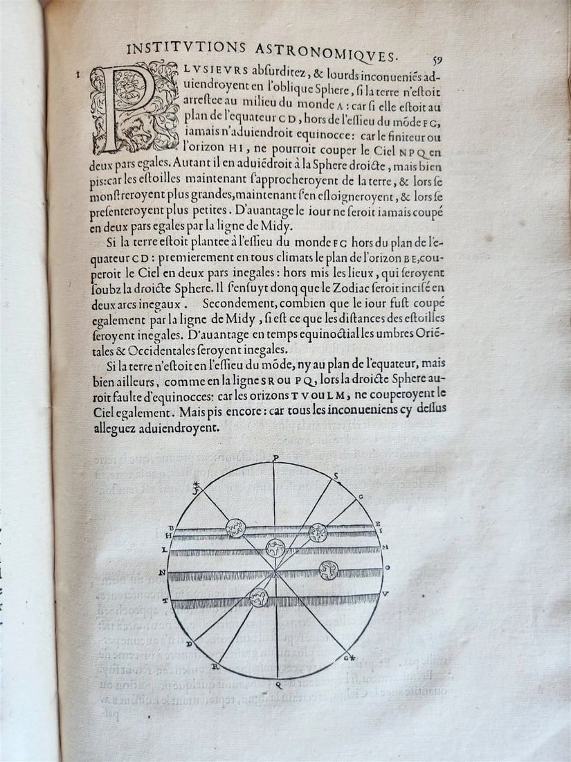 1557 ASTRONOMY ILLUSTRATED antique Les Institutions Astronomiques J.P. de Mesmes - 17