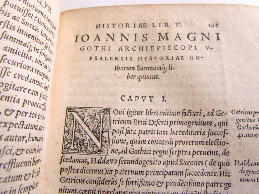 1558 SCANDINAVIA SWEDEN ILLUSTRATED HISTORY Gothorum Sveonumque historia antique - 11