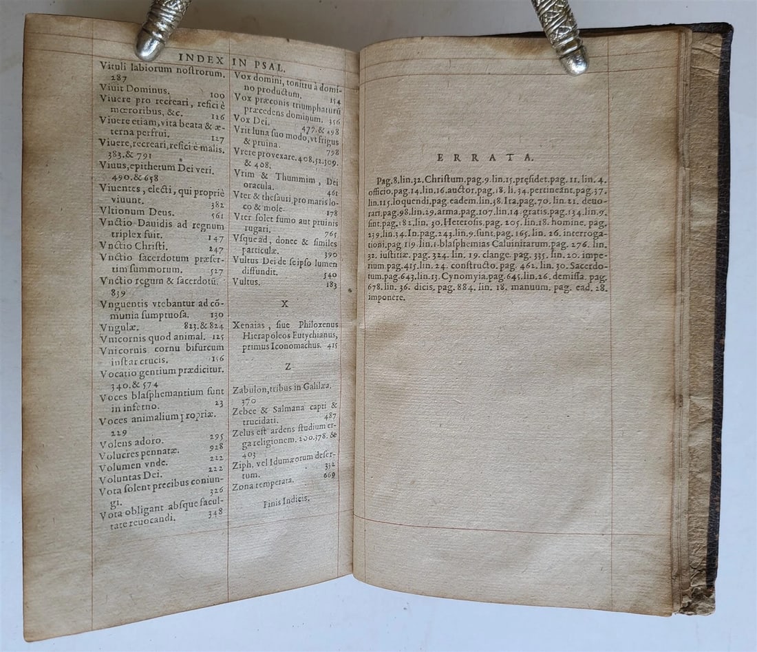 1588 PSALMS of DAVID ANTIQUE PSALTER BOOK 16th CENTURY RARE Bible - 10