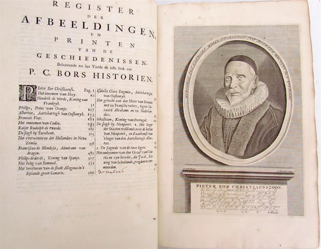 1684 HISTORY of NETHERLANDS in DUTCH VELLUM BOUND FOLIO by Pieter Bor - 6