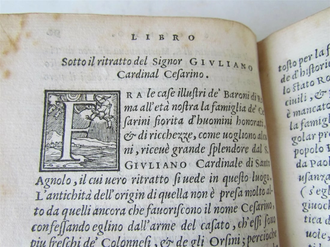 1557 MILITARY LEADERS BIOGRAPHIES antique by PAOLO GIOVIO VELLUM BOUND RARE - 6