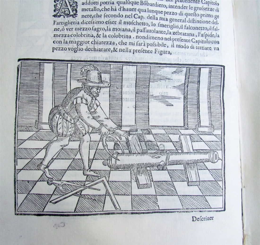 1606 ARTILLERY PRACTICE ILLUSTRATED antique PRATTICA MANUALE DELL' ARTIGLIERIA - 6