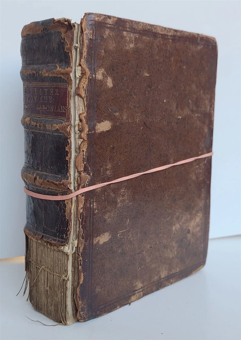 1627 EXPOSITION w/NOTES UPON 1st & 2nd EPISTLES of THESSALONIANS SCLATER ANTIQUE - 2