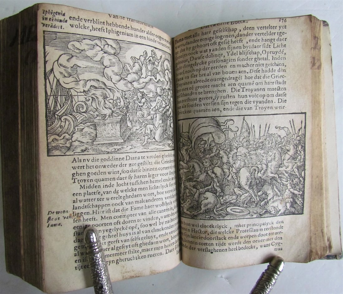 1619 OVID METAMORPHISIS antique ILLUSTRATED - 11