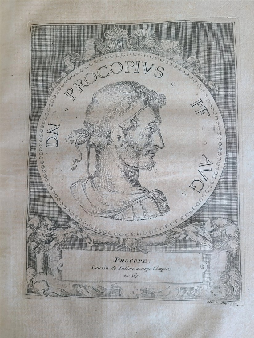 1703 WORLD HISTORY KING FRIEDRICH WILHELM I COAT OF ARMS antique ILLUSTRATED - 12