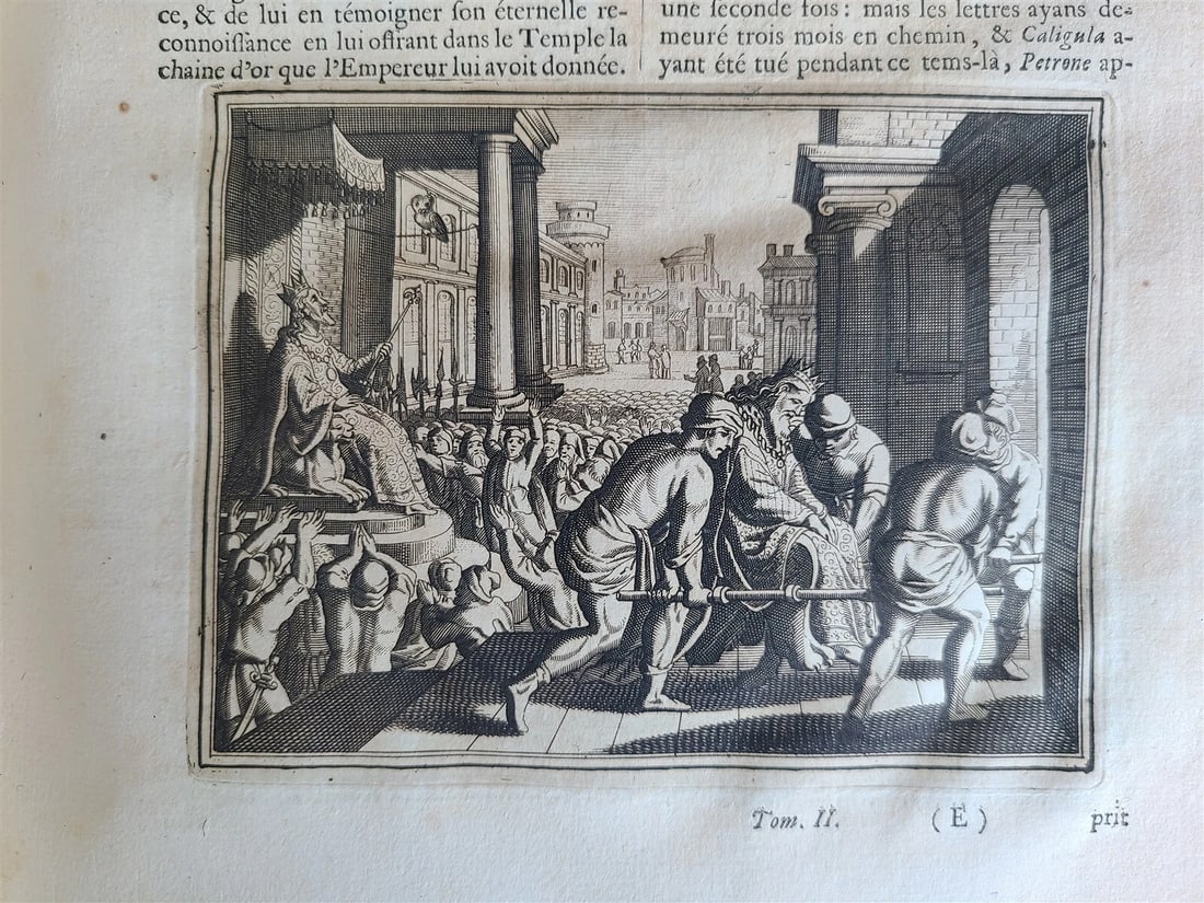 1703 WORLD HISTORY KING FRIEDRICH WILHELM I COAT OF ARMS antique ILLUSTRATED - 17