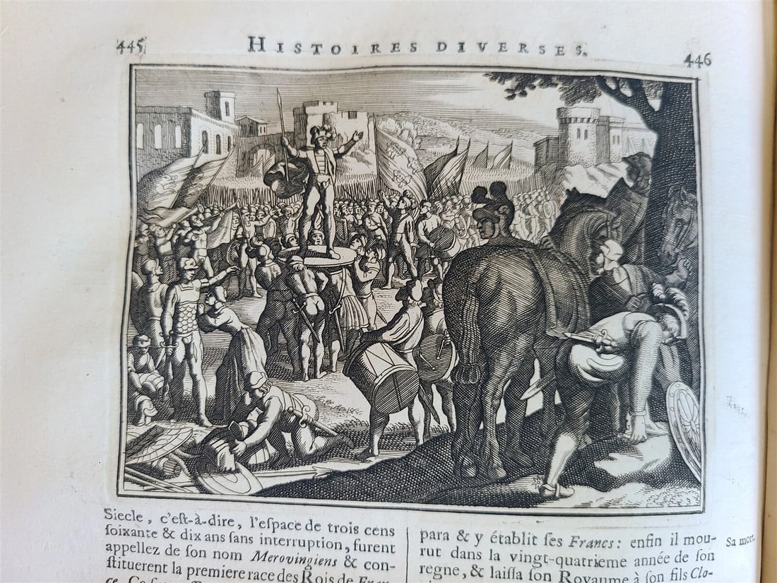 1703 WORLD HISTORY KING FRIEDRICH WILHELM I COAT OF ARMS antique ILLUSTRATED - 20