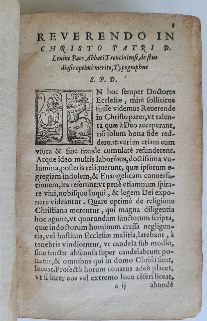 1562 INSIGNIORUM OPUSCULORUM divi Thomae Aquinatis Doctoris Angelici ANTIQUE 16c - 3