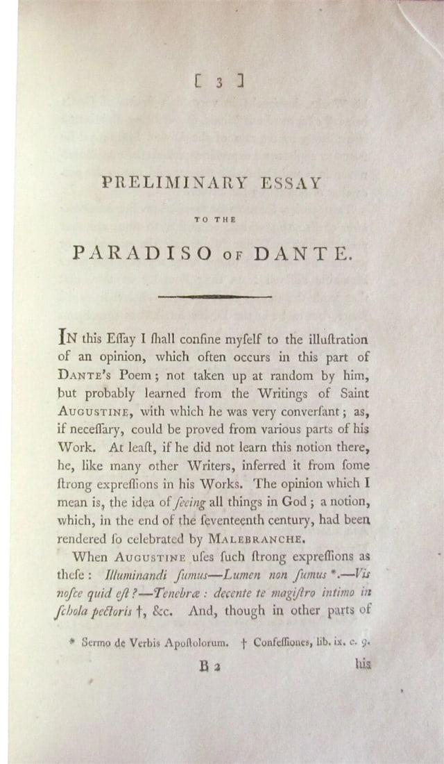 1802 DIVINA COMMEDIA of Dante Alighieri 1st ENGLISH EDITION antique 3 VOLUMES - 10