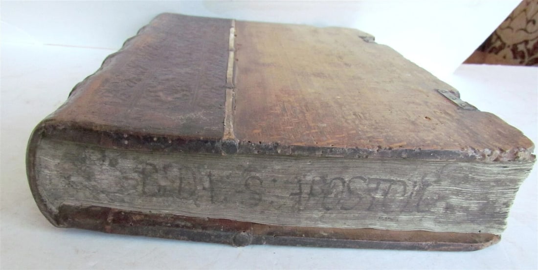 1499 INCUNABULA FOLIO antique Sacred letters of St.Paul interpretation INCUNABLE - 2