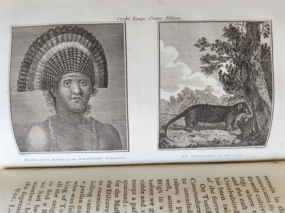 1784 VOYAGE of CAPTAIN COOK 4 vols ILLUSTRATED w/ 49 PLATES antique ENGLISH - 13
