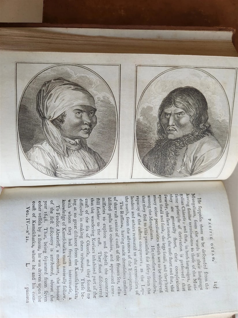 1784 VOYAGE of CAPTAIN COOK 4 vols ILLUSTRATED w/ 49 PLATES antique ENGLISH - 18