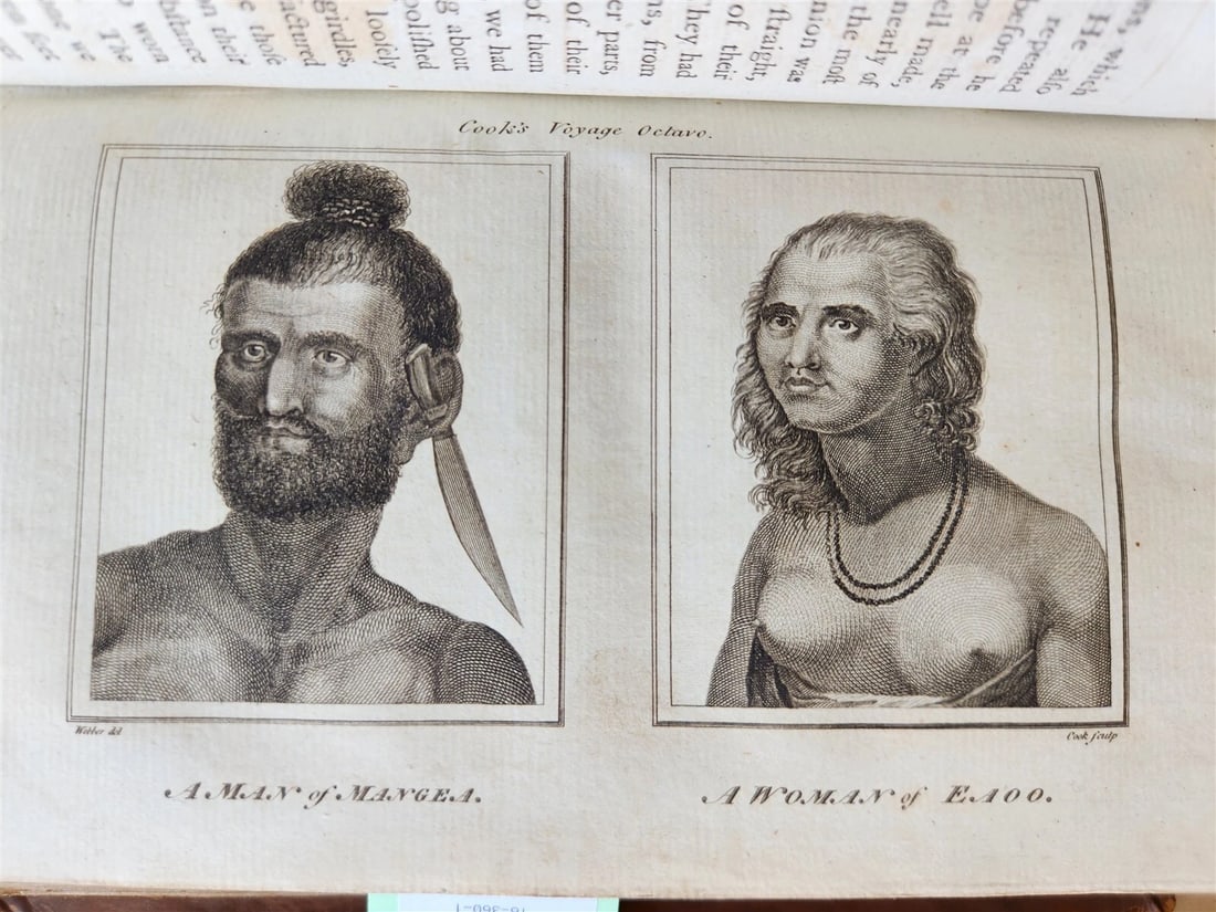 1784 VOYAGE of CAPTAIN COOK 4 vols ILLUSTRATED w/ 49 PLATES antique ENGLISH - 6