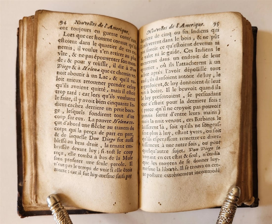 1678 PIRACY BOOK Pirate Alexandre EXQUEMALIN antique Nouvelles de l'Amerique - 3