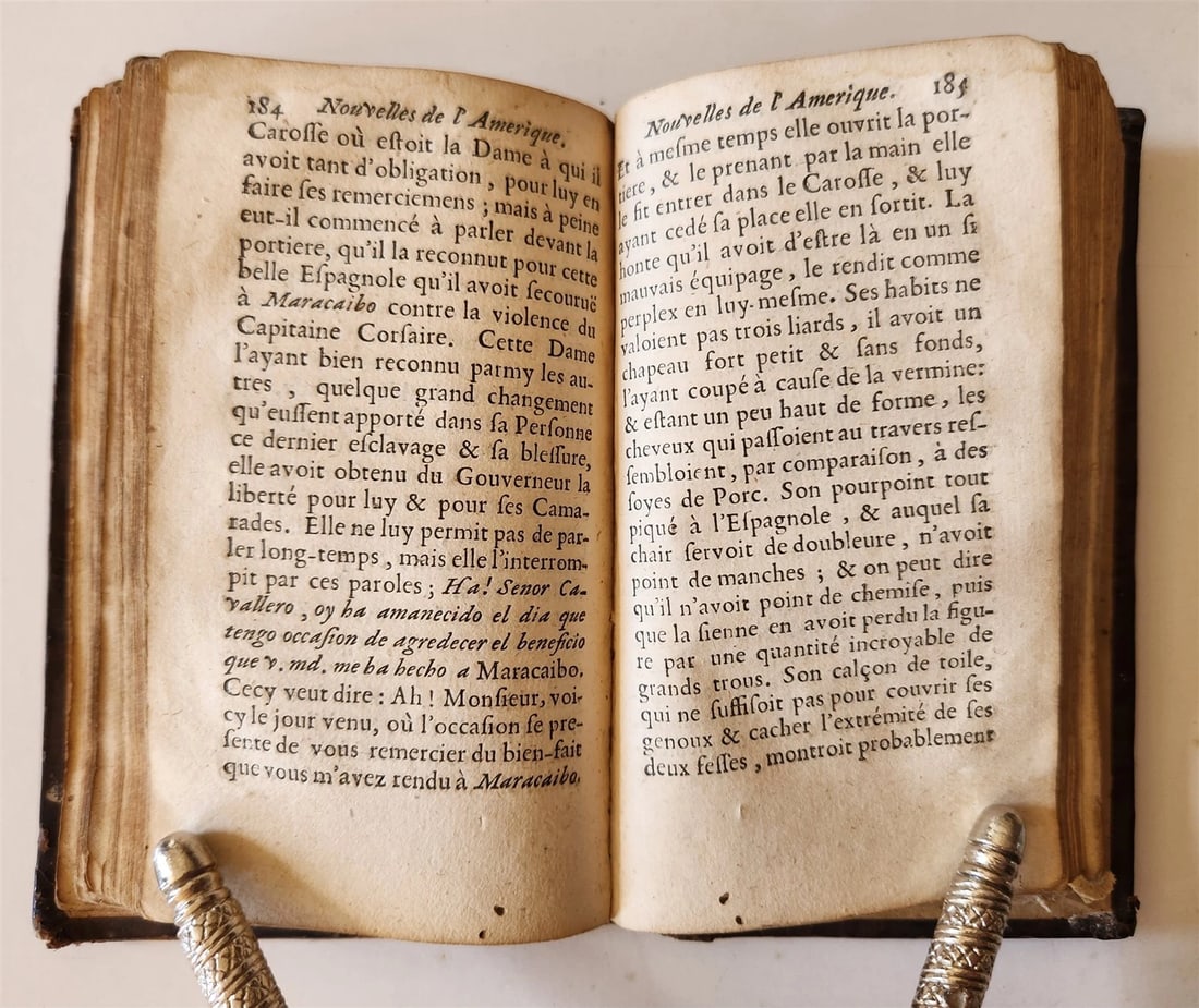 1678 PIRACY BOOK Pirate Alexandre EXQUEMALIN antique Nouvelles de l'Amerique - 4