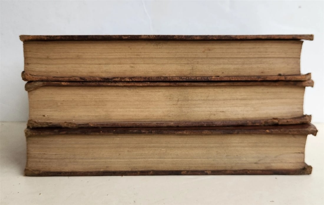 1794 HISTORY of REIGN of PHILIP THE SECOND KING of SPAIN 3 VOLUMES antique - 3