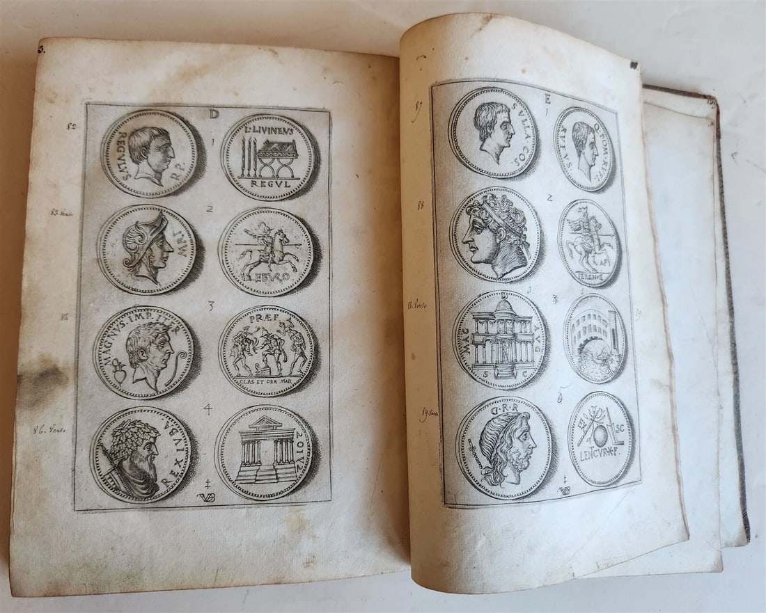 1579 NUMISMATICS Discours sur les Medallees et Graveures antique ILLUSTRATED - 14