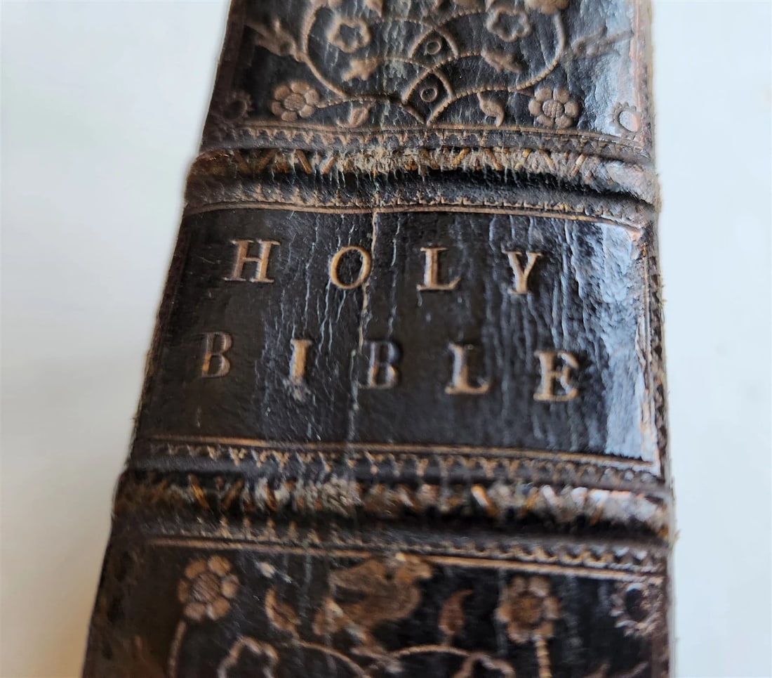 1661 BIBLE in ENGLISH antique OLD TESTAMENT Cambridge - 16