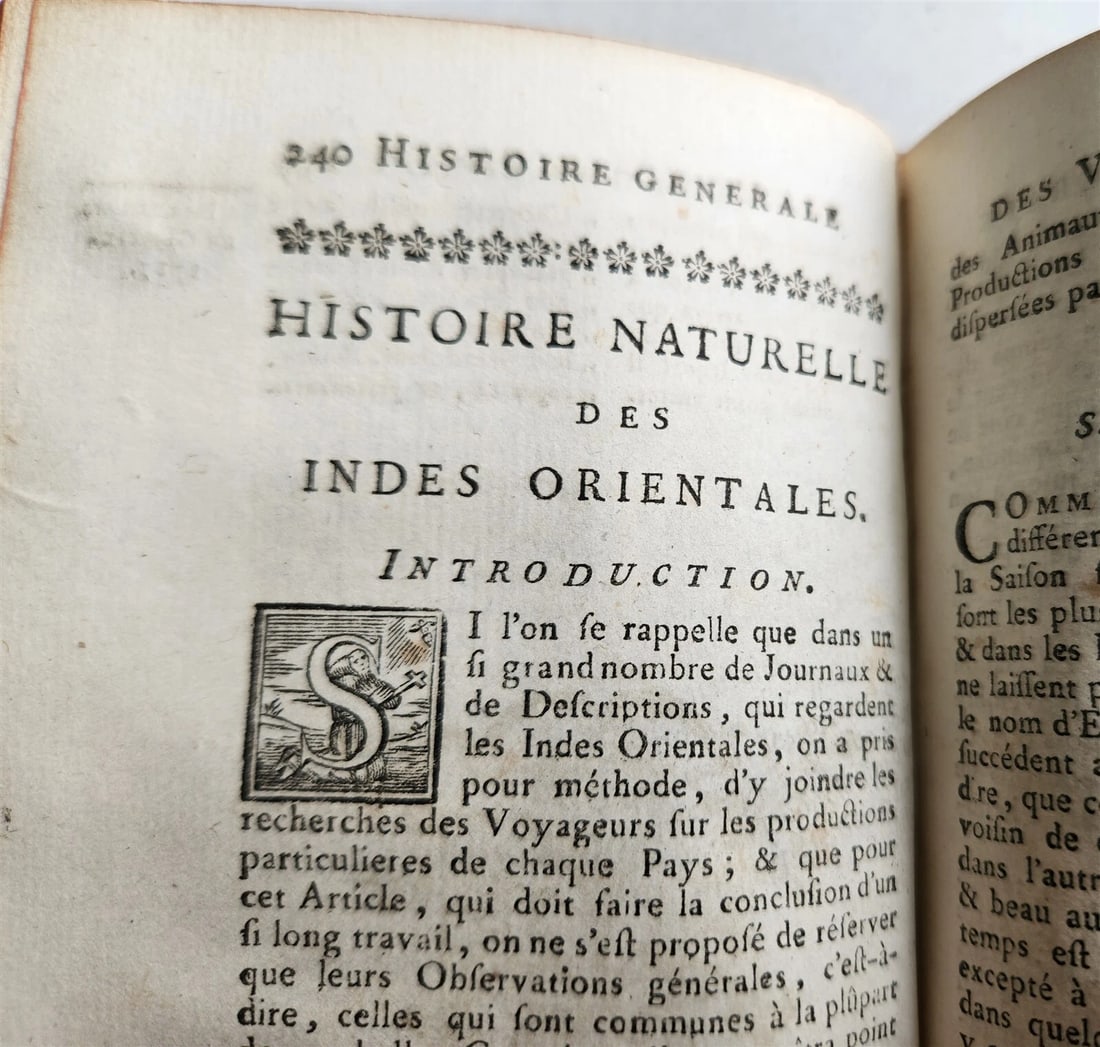 1753 HISTOIRE des VOYAGES antique Vol.44 EAST INDIES TRAVELS illustrated - 5