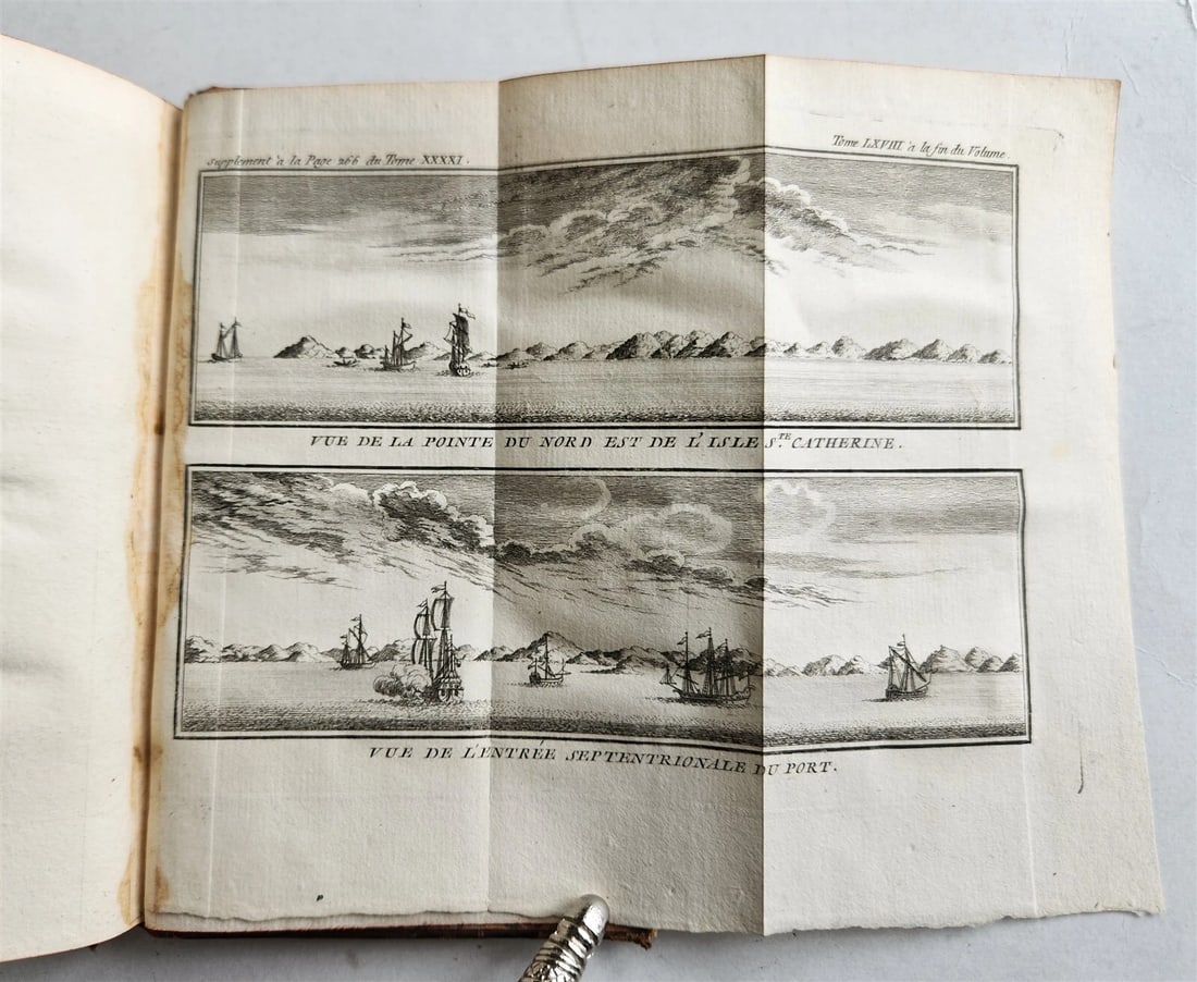 1766 HISTOIRE des VOYAGES antique MEXICO NEW GUINEA INDIA PATAGONIA illustrated - 12