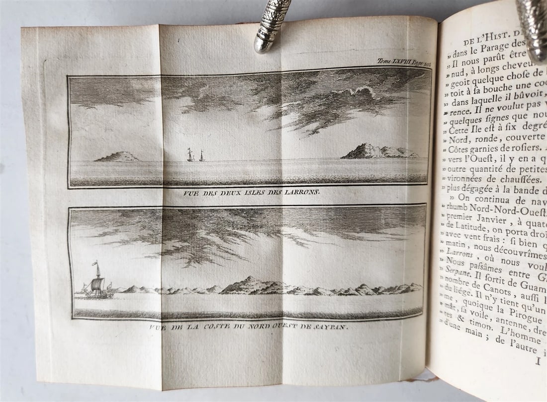1766 HISTOIRE des VOYAGES antique MEXICO NEW GUINEA INDIA PATAGONIA illustrated - 6