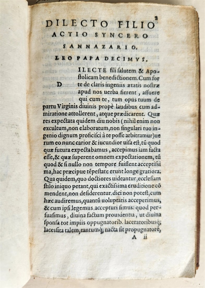 1535 ALDINE PRESS JACOPO SANNAZARO OPERA antique POST-INCUNABULA POETRY - 4