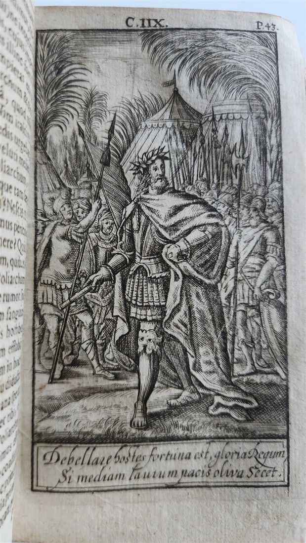 1724 ILLUSTRATED POLITICAL NOVEL antique Joannis Barclaii Argenis - 5