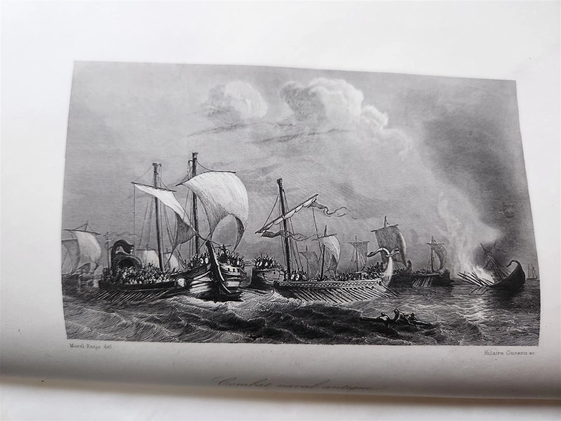 1844 MARINES HISTORY ILLUSTRATED antique LA MARINE King of Hanover PROVENANCE - 8