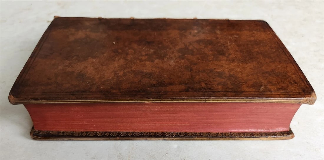 1683 HISTORIAE PHILIPPICAE by JUSTINIUS DECORATIVE BINDING antique - 4