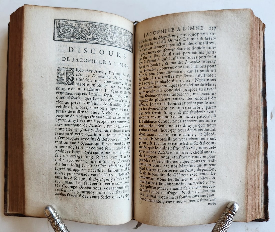 1724 DESCRIPTION DE L'ISLE DES HERMAPHTODITES antique - 4