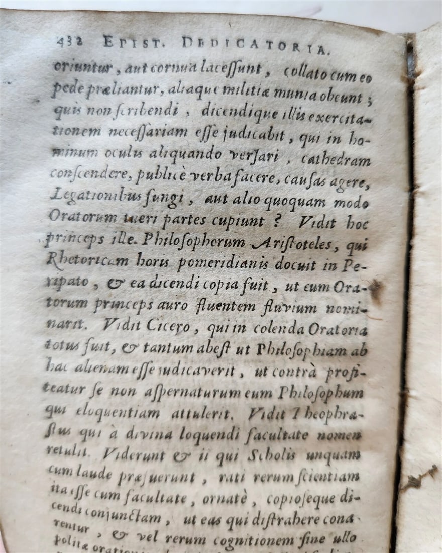 1654 Mercurius Batavus sive Epistolarum by J. Crucius antique - 10