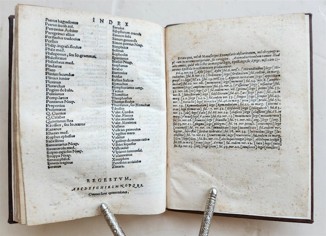 1566 Baths & other wonders of Puteoli by Lombardi antique - 3