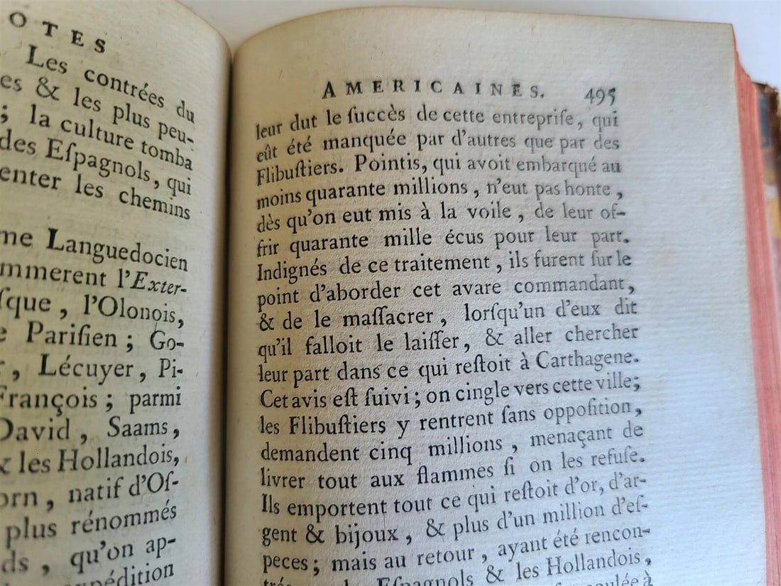 1776 ANECDOTES AMERICAINES antique FRENCH HISTORY of AMERICA - North & South - 5