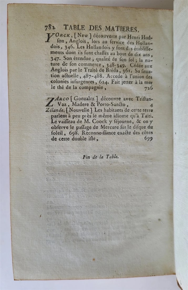 1776 ANECDOTES AMERICAINES antique FRENCH HISTORY of AMERICA - North & South - 6