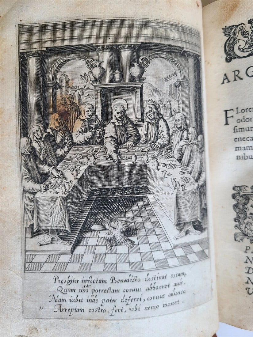 1587 ILLUSTRATED w/ 52 PLATES Speculum & Exemplar Christocolarum Vita antique - 16